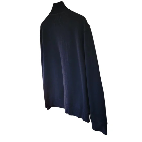 Banana Republic Tactical Sweater Preppy Cardigan Wool Blend Navy Blue Me… - Picture 6 of 17